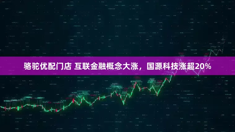 骆驼优配门店 互联金融概念大涨，国源科技涨超20%
