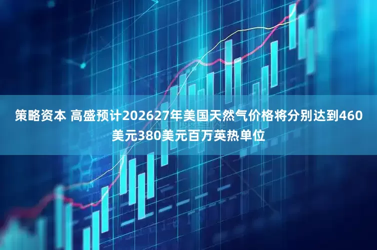 策略资本 高盛预计202627年美国天然气价格将分别达到460美元380美元百万英热单位